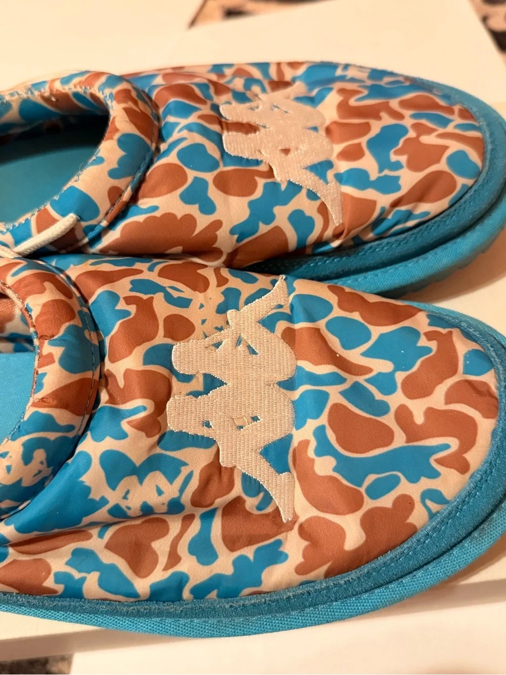 Kappa Mule 7s blue peacock